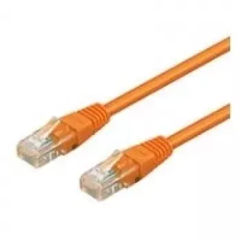 Patch kabel Wentronic Goobay CAT 5e U/UTP oranžový 0,25 m CCA 95201