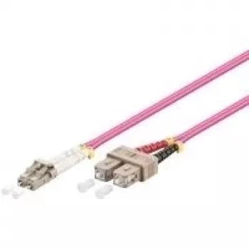 Optický patch kabel Delock LC na SC multimode OM4 5 m 84683