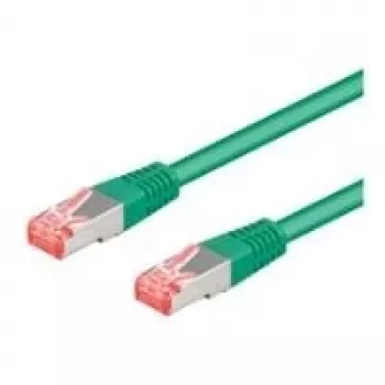 Patch kabel CAT6 Wentronic 95647, RJ45 samec na samec, 25 m, zelený