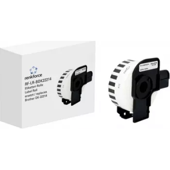 Etiketová páska Renkforce kompatibilní s Brother DK-22214 12 mm x 30,48 m papír bílá RF-6027528