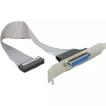 Slotová záslepka Delock 1 x paralelní port DB25 samice na 26pin IDC - 25 cm 84300
