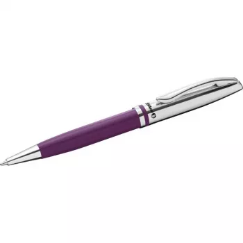 Kuličkové pero Pelikan Jazz Classic, fialový kov, otočný mechanismus, modrý inkoust, Medium 300013899