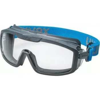 Ochranné brýle uvex i-guard+ Full Vision, čirá skla, rám antracit/modrý 9143267