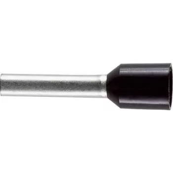 Kabelová dutinka LAPP 1,5 mm², 10 mm, částečně izolovaná, černá (500 ks), 61802068