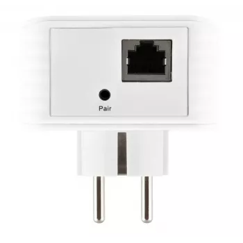 Powerline ALLNET ALL1681203-CH 1200 Mbps Gigabit PoE+ bridge s integrovanou zásuvkou