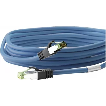 Síťový kabel Wentronic Goobay 45661 Cat8.1 S/FTP 3m modrý