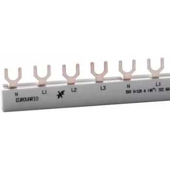 DOEPKE 4-Phase Fork-Type Busbar 120A 12TE EV-SG4.12.120L 09920125