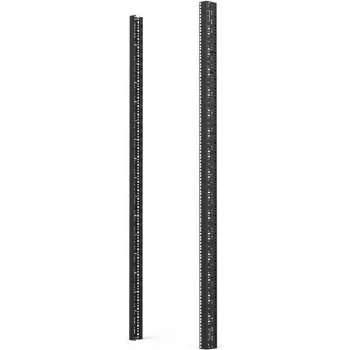 Vertikální montážní lišta Schroff 23130-014, 38U, 1800 mm, ocel, černá