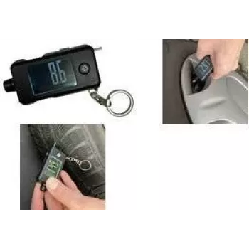 IWH Digital Tire Pressure Gauge & Tread Depth Gauge with LCD Display, PSI, KPa, bar, kg/cm², 1 pc (75562)