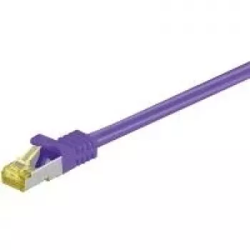 Síťový patch kabel Wentronic Cat.7 S/FTP, RJ45 na RJ45, 0,25 m, pozlacené kontakty, 10 Gbps, 600 MHz 91573