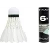 TALBOT torro Badminton Shuttlecock Hit 750, Slow, White - Classic Natural Feather with Cork Head - 1 Piece 479082