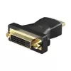Adaptér HDMI na DVI-D Wentronic Goobay, HDMI samec na DVI-D samice, pozlacený, černý, 2560x1600 68930