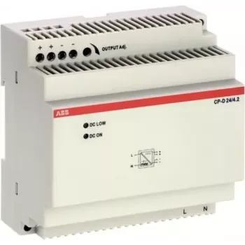Napájecí zdroj na DIN lištu ABB CP-D 24/4.2 24V DC 4,2A 100,8W 1fázový 1SVR427045R0400