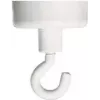 FRANKEN hák magnet HM25, 4 kg přídržná síla, 25 mm průměr, bílá, 1 kus
