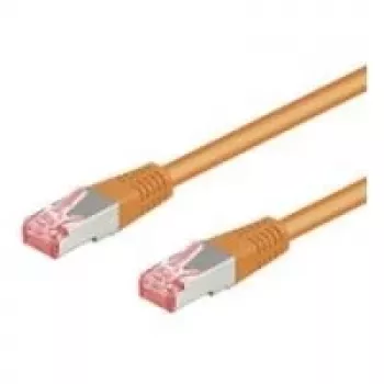 Patch kabel CAT 6 Wentronic Goobay, S/FTP (PiMF), oranžový, 30 m - LSZH bez halogenů, měď (93474)