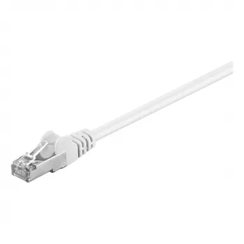Patch kabel CAT 5e F/UTP Wentronic Goobay, 0,5 m, bílý