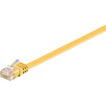 Patch kabel RJ45 CAT6 Wentronic 0,5m, U/UTP, žlutý 96396