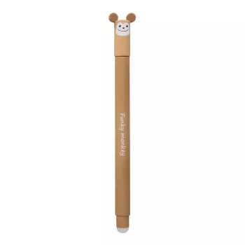 Gelové pero FABER-CASTELL EBERHARD FABER Animal Erase it! Opice 0,7 mm modré 582110