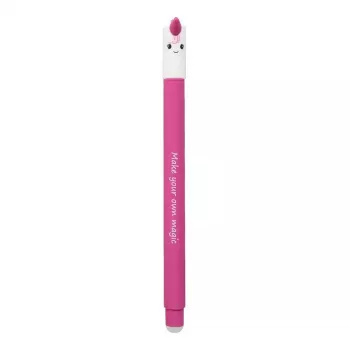 Gelové pero Faber-Castell Eberhard Faber Animal Erase it! Jednorožec 0,7 mm modré, plnitelné, gumovatelné (1 ks) 582111