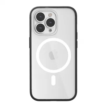 Pouzdro Woodcessories ECO646 pro iPhone 14 Pro Max, transparentní černé