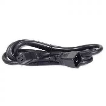Napájecí kabel BACHMANN IEC C20 na C19 1m černý 16A 250V 356.1228