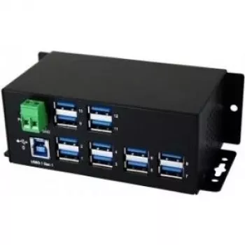 Průmyslový hub na DIN lištu EXSYS EX-1112HMS 12portový USB 3.2 Gen 1