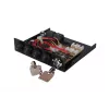 Přepínač SATA III EXSYS EX-3466-2 4portový – přepínání 1 na 4 HDD/SSD, 6Gbps, Hot-Swap, čipset Marvell