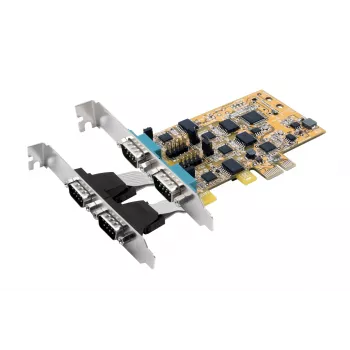 Sériová karta PCI Express EXSYS EX-45034IS 4portová RS-232 s optickou izolací 2,5kV