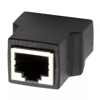 Adaptér EXSYS EX-49112 zásuvka RJ45 na 8pinový svorkovnicový blok s tlačítkem, CAT.5e