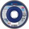 Bosch X-LOCK Flap Disc 115 mm G 60 for Metal, Angled, X571 Best for Metal 2608621763