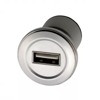 Adaptér pro panelovou montáž EXSYS EX-49191 USB 2.0, USB-A samice na USB-A samici, kovový