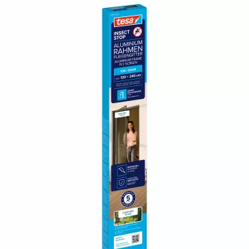 Síť do dveří proti hmyzu tesa Insect Stop antracitová 1,2 x 2,4 m 55197-00101-00