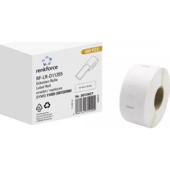 Kompatibilní adresní etikety DYMO 11355 Renkforce RF-6027854 51 x 19 mm bílý papír permanentní lepidlo 500 etiket/role