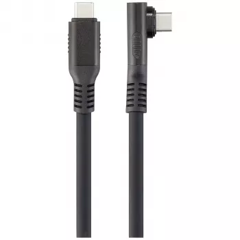 Renkforce USB4 USB-C na USB-C kabel 1 m černý 8K UHD magnetický konektor RF-6438138