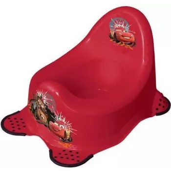 keeeper kids Baby Potty Adam Cars, Cherry Red with Print, Non-Slip Rubberized Feet, 1 Piece 1867040117100