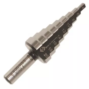 Stupňovitý vrták HSS C.K Tools T3010 1 6–20 mm s válcovou stopkou