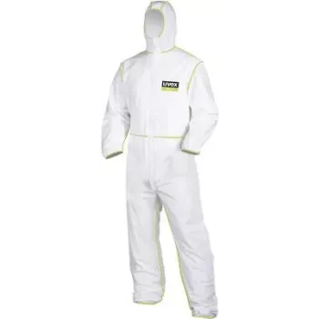 Jednorázový ochranný oblek UVEX 9871012 typ 5/6 velikost XL bílý