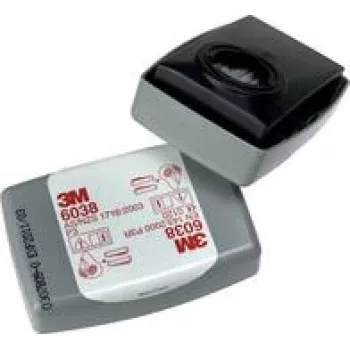 Částicový filtr 3M s aktivním uhlím, P3R 6038 - 20 ks (10x 2 ks) - na masku jsou potřeba 2 filtry (6038)