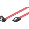 SATA III kabel Wentronic 93116 0,5 m červený, 6Gbps se zajišťovacími klipy