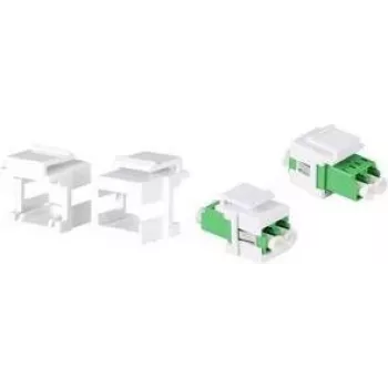 Keystone držáky LogiLink NK0092 pro LC Duplex / SC Simplex spojky bez příruby, 100 ks