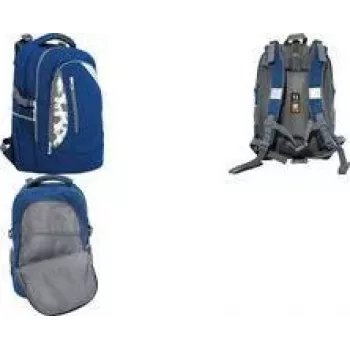 Školní batoh Faber-Castell Eberhard Faber X-Style, Denim Blue, 28 l, pro děti a mládež 9–16 let, polyester 577636