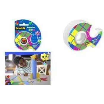 Páska 3M Scotch Kids Tape, 19 mm x 15 m, neviditelná matná, ruční odvíječ, 1 role 7100410261