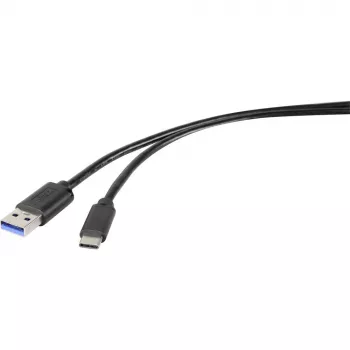 Kabel USB 3.2 Gen 1 Renkforce RF-4535908 USB-A na USB-C, 3 m, černý