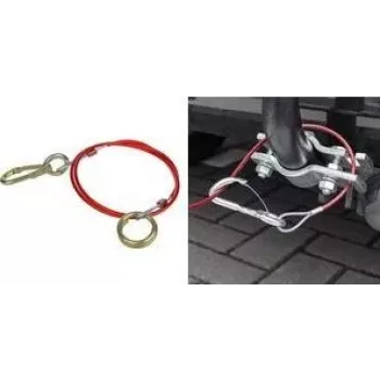 IWH 019611 Trailer Breakaway Cable Steel 1 m