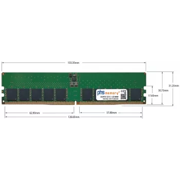 Paměť PHS-memory 48 GB DDR5 5600MHz ECC UDIMM pro Supermicro X13SAE-F SP565692