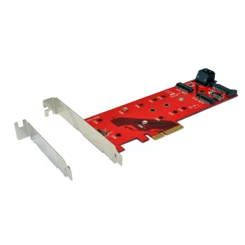 Adaptérová karta EXSYS EX-3660 M.2 na SATA III - B-Key/B+M Key, 6 Gbps, podporuje 2230/2242/2260/2280