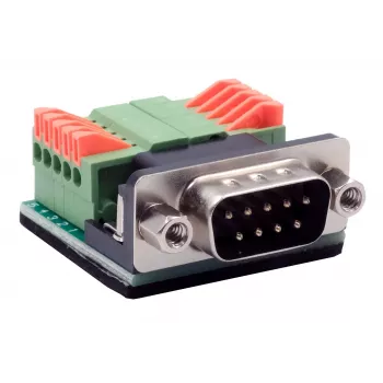 Sériový adaptérový kabel EXSYS EX-49000 D-SUB 9pinový samec na 10pinový šroubový terminál, 30 cm
