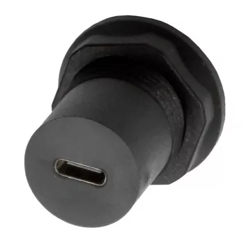 Adaptér EXSYS EX-49214 USB-C samice na USB-C samice pro montáž do panelu, USB 3.2 Gen 1