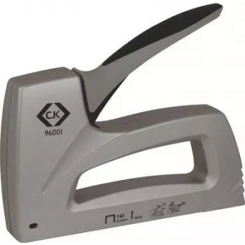 Těžký sponkovač C.K Tools pro sponky 6–14 mm, tlakově litý hliník, rukojeť z bi-materiálu 496001