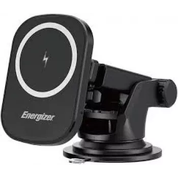 Bezdrátová nabíječka do auta ENERGIZER ECA007 Qi 15 W s automatickou senzorovou svorkou, černá